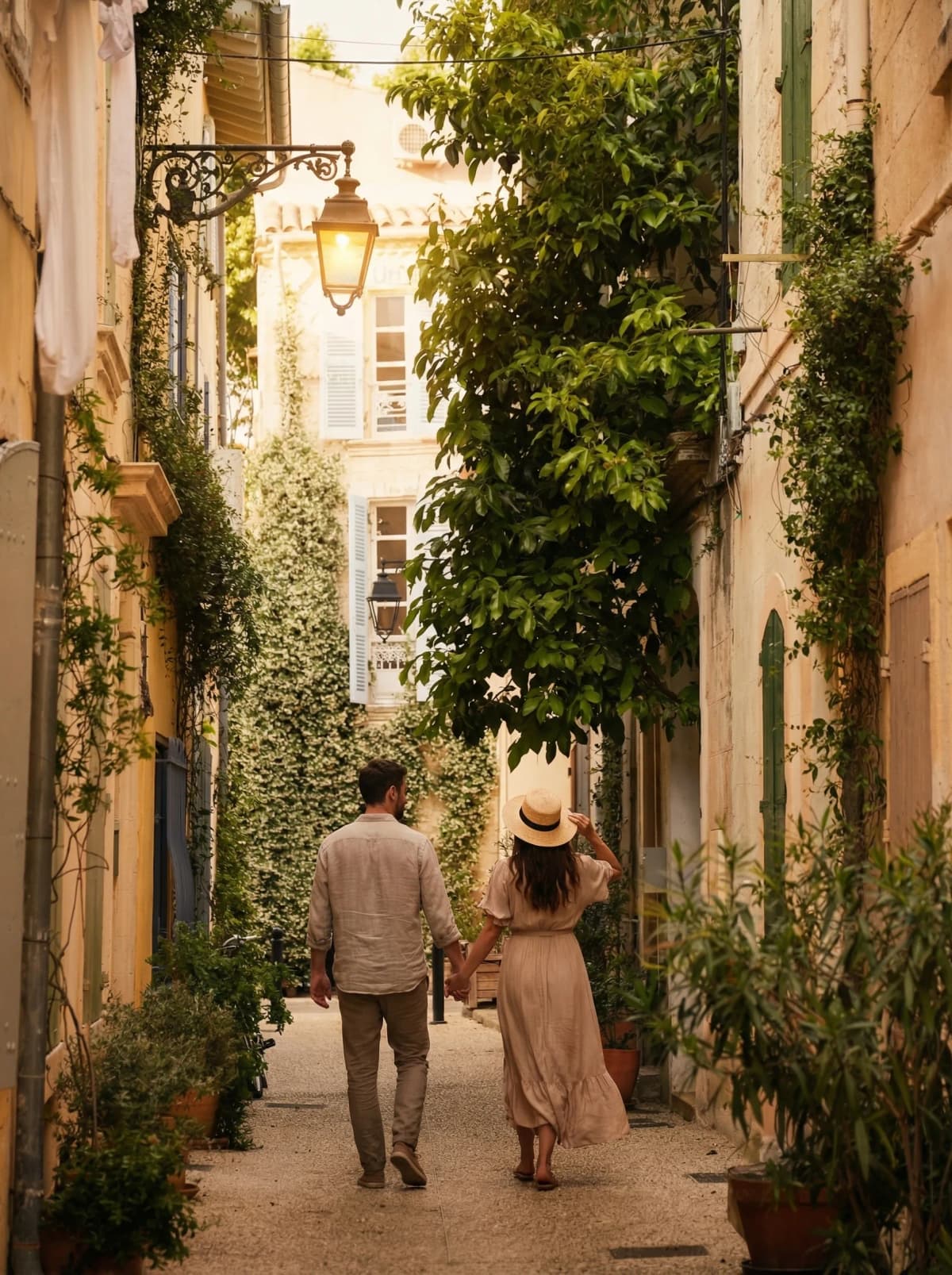 European street scene